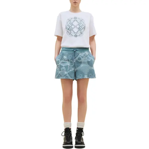 HERMES FW24 Casual Shorts Women's Blue