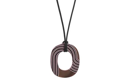 HERMES Isthme Pop Lacquer Necklaces Women's Brown