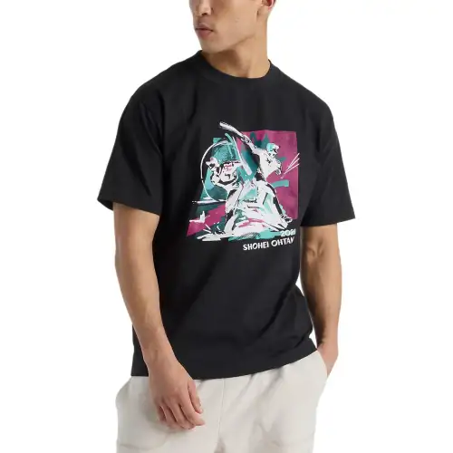 New Balance Shohei Otani SS25 Two Swords T Shirt Men's Black