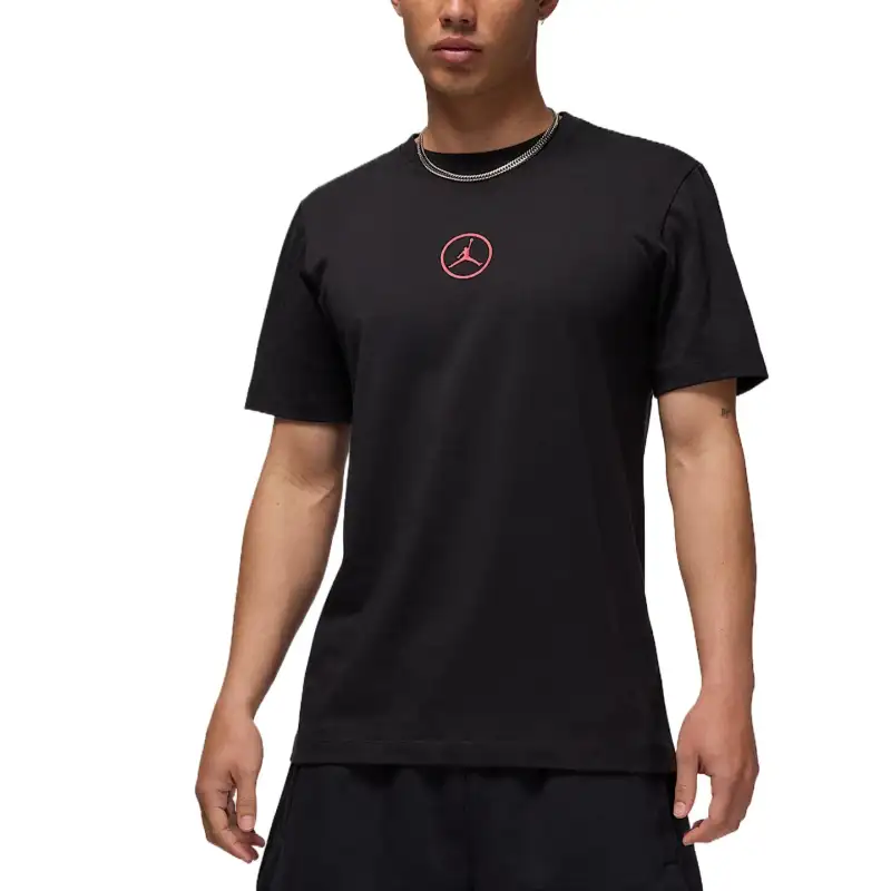 Jordan Flight Essentials SS25 T Shirt Men's Black/School Red/School Red