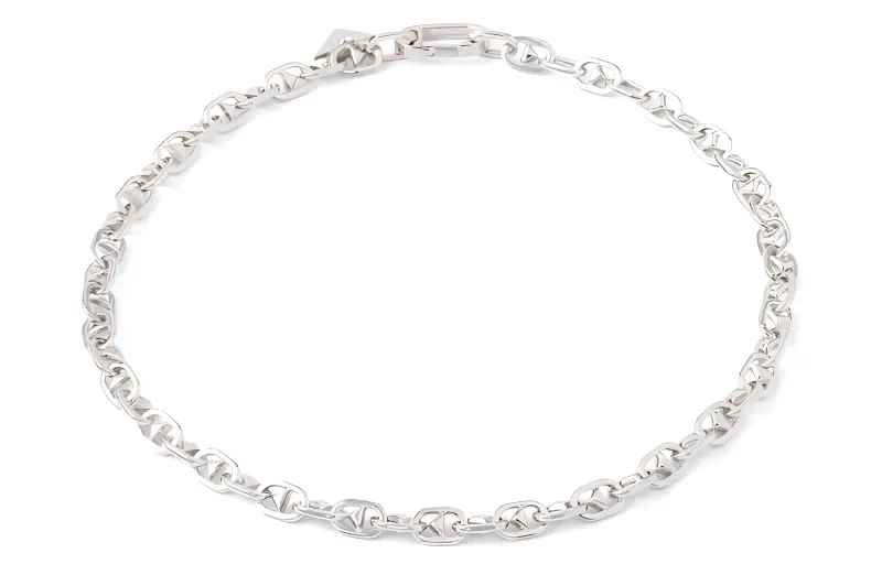 PRADA Brass Necklaces Women's Silver