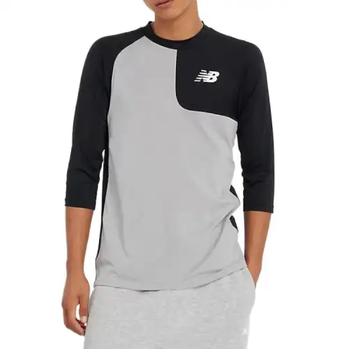 New Balance LS Asym Sweatshirt Men's Black