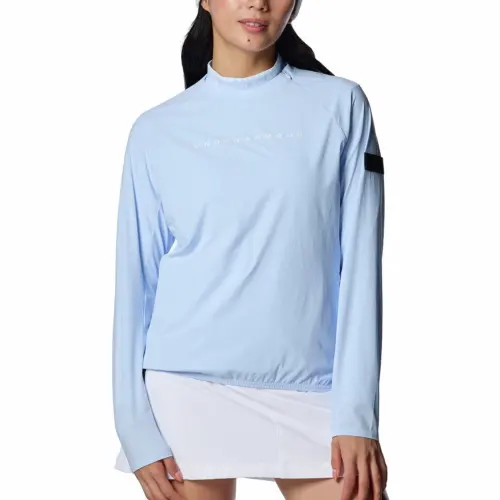 Under Armour FW24 Drive Wind Golf Clothing Women's Rain Cloud Blue/White