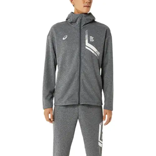 Asics Jackets & Coats Men's Gray