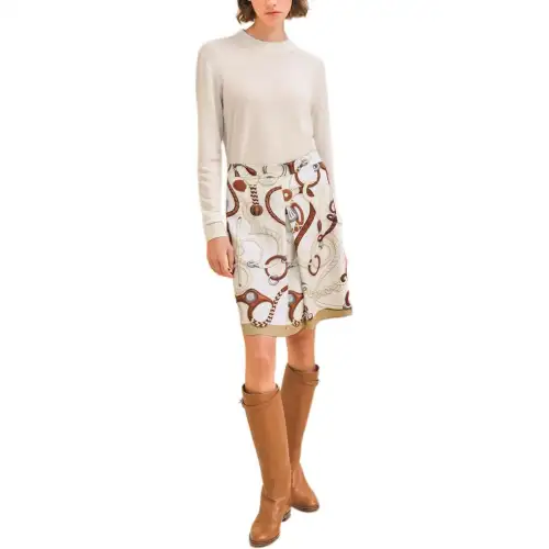 HERMES Casual Short Skirts Women's Multicolor