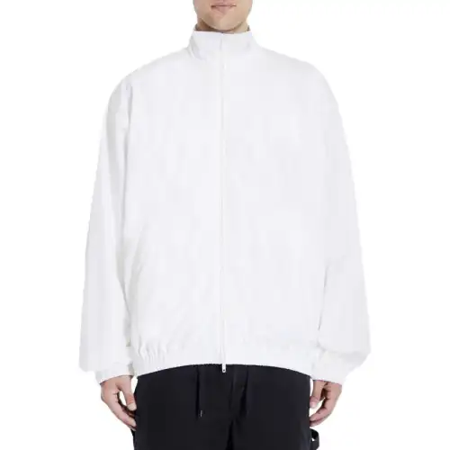 Balenciaga Logo Printed Zip Up Jacket
