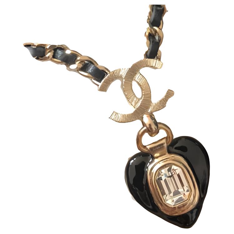 Женское колье Chanel (золотистое)
