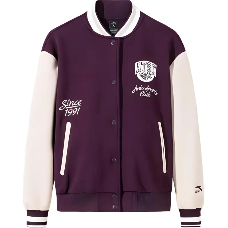 Anta Life Collection Baseball Jacket Women's Dark Plum Purple