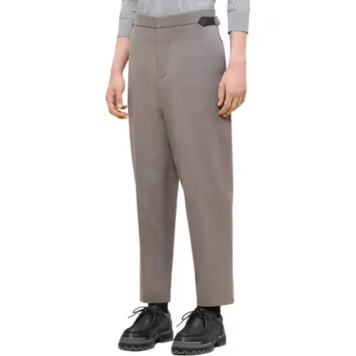 HERMES FW24 Casual Pants Men's Gray