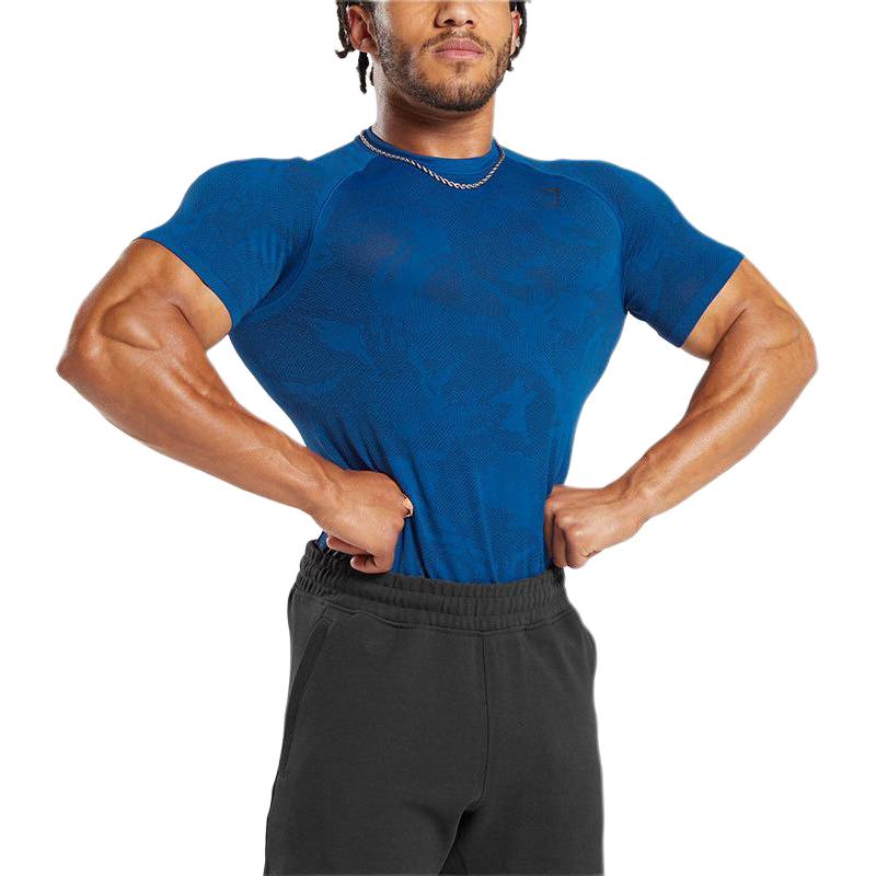 GYMSHARK Workout Clothing Men’s Vintage Blue/Marine Blue
