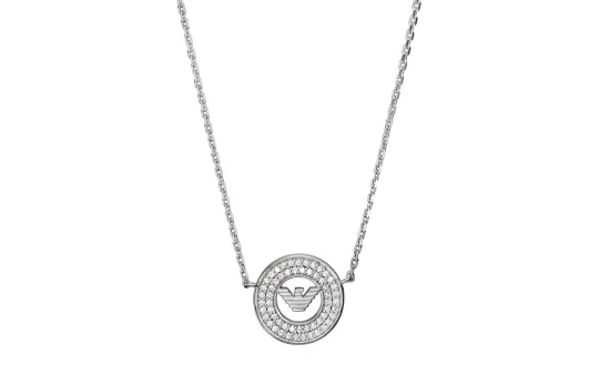 Emporio Armani Sterling Silver Pendant Necklace