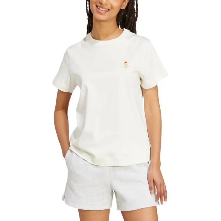 Adidas Free Shipping With AdiClub Cat Patch Graphic Tee