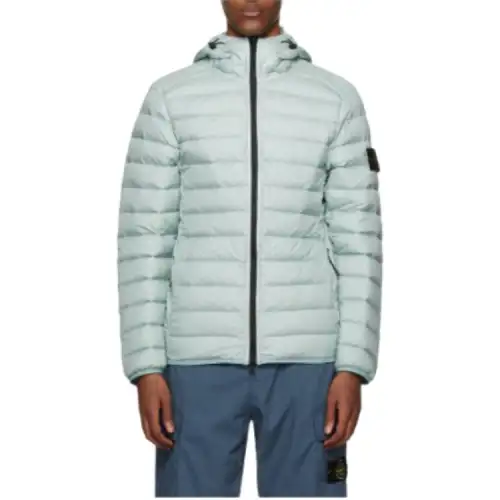 STONE ISLAND Jackets & Coats Men's Sky Blue