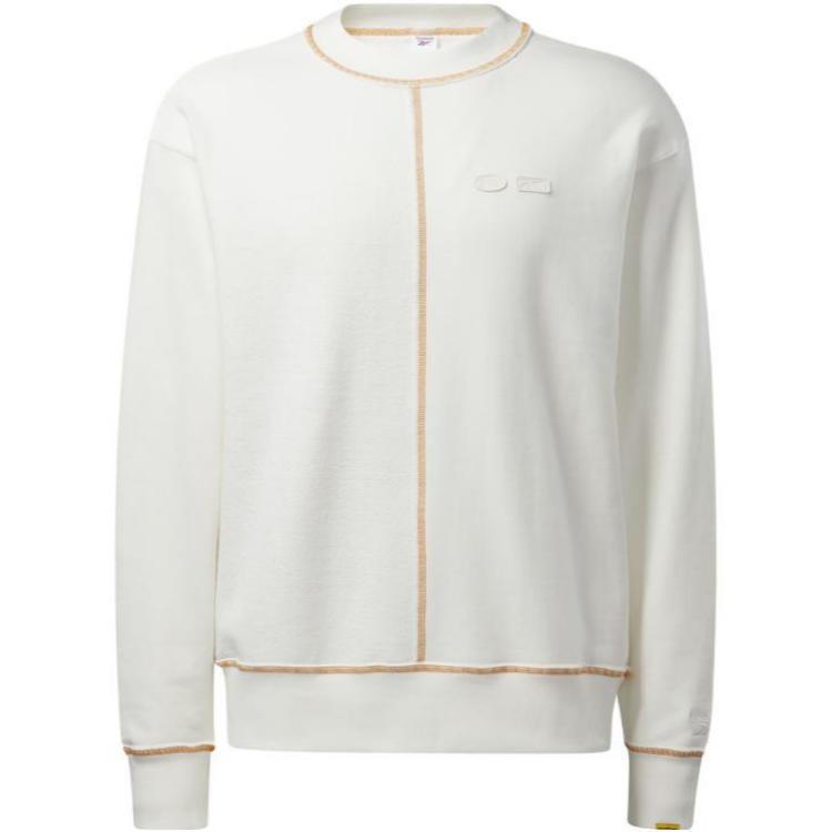 Reebok X Randomevent Sweatshirts Unisex White Crew Neck Moderate Regular
