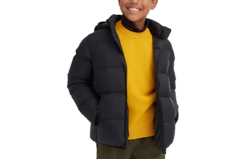 UNIQLO Down Jacket Boys And Girls Black