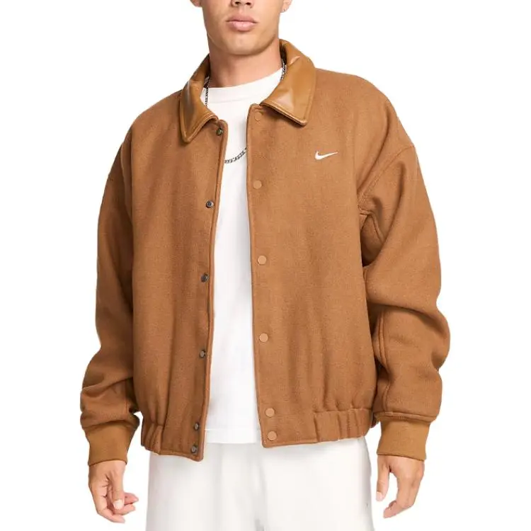 Nike Solo Swoosh Men's Wool Varsity Jacket