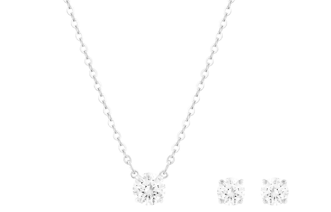 Женское колье Swarovski Attract (серебристое)