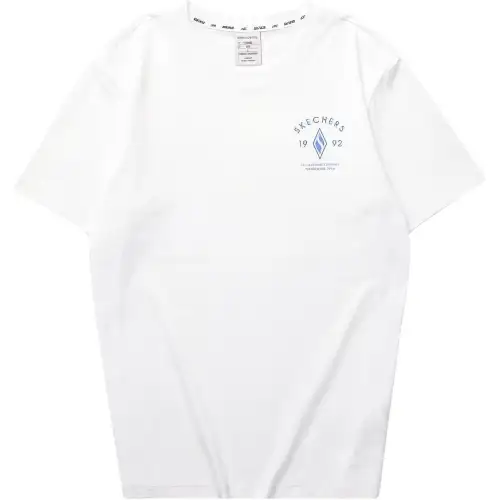 Skechers T Shirts Men's Crew Neck Moderate Straight Fit