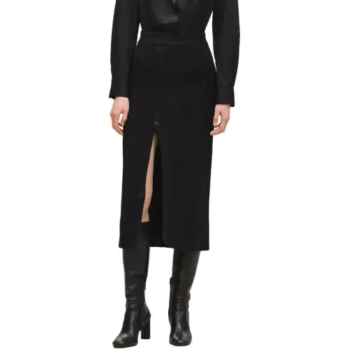 HERMES FW25 Knit Long Skirt Women's