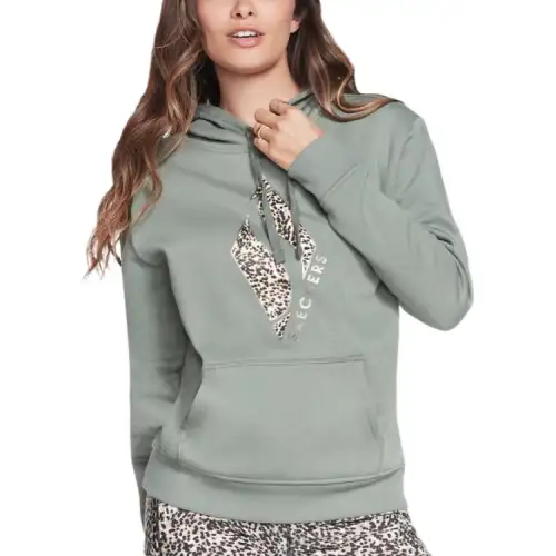 Skechers Sketch Diamond Wild One Sweatshirt Women's Dark Green