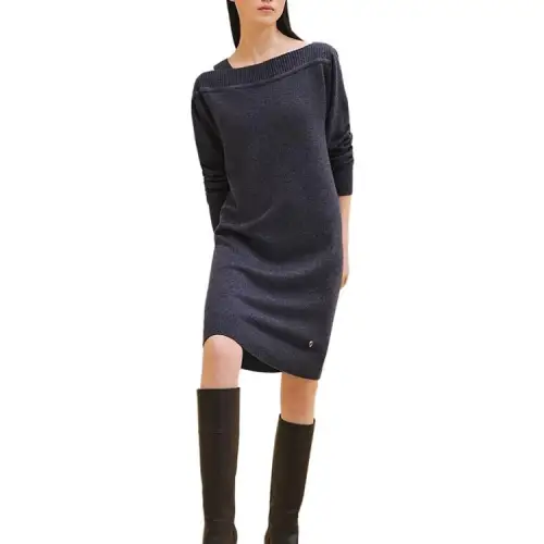 HERMES FW24 Long Sleeved Dress Women's Crystal Purple