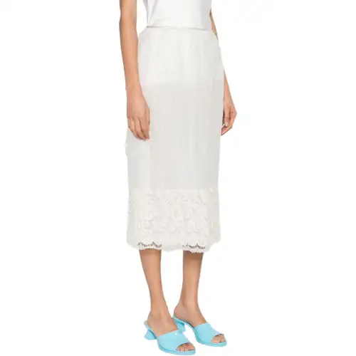 PRADA Lace Detailed Skirt