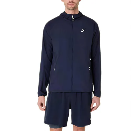 ASICS ROAD Jackets Men's Midnight Hooded Moderate Other