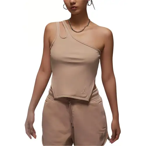 Jordan Tank Tops Women's Khaki Moderate
