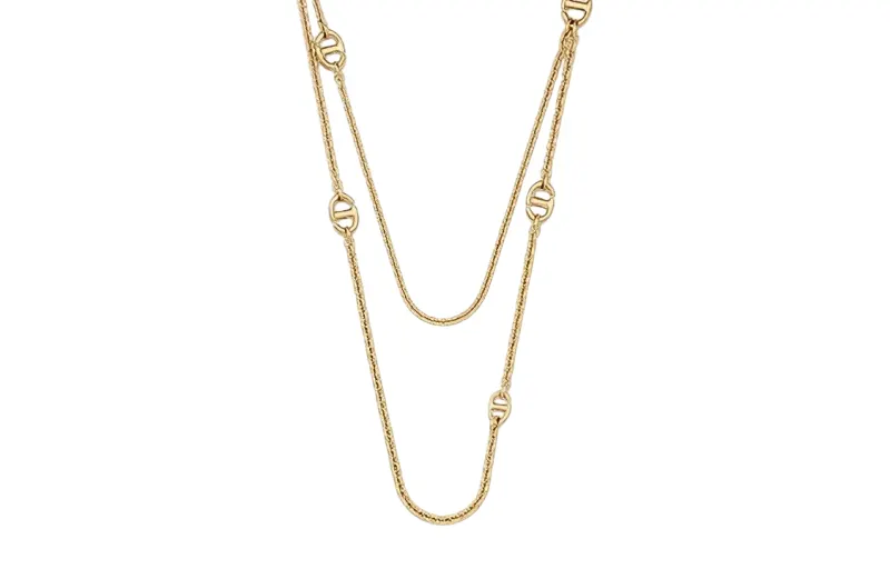 DIOR Alloy Necklaces Women's Gold