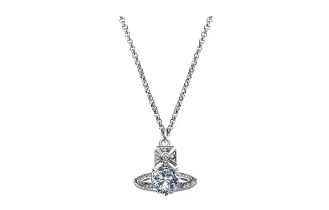 Женская подвеска Vivienne Westwood ARIELLA PENDANT NECKLACE (серебристая)