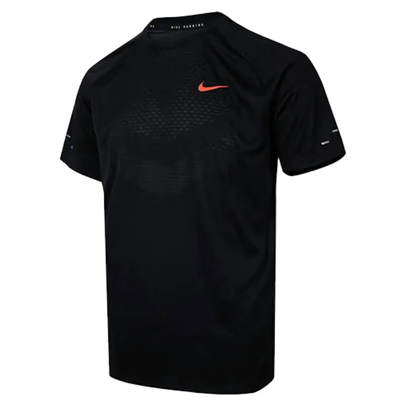 Nike Dri-Fit T-Shirts Men's Black Crew Neck Moderate
