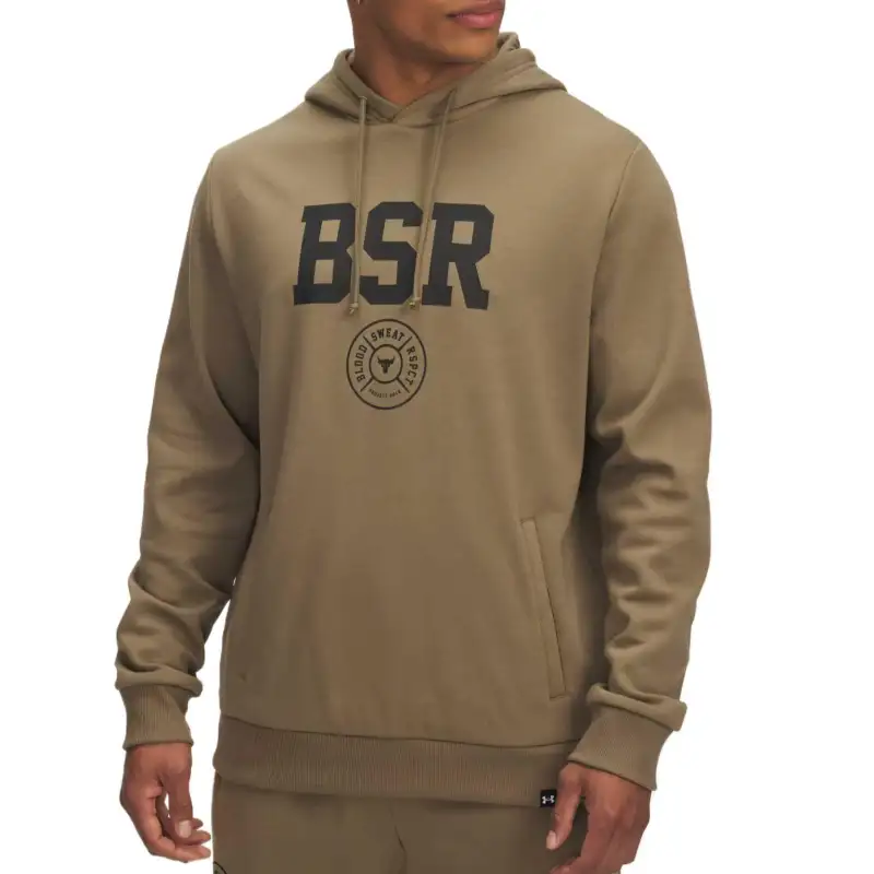 Under Armour ProjectRock Sweatshirt Men's Brown