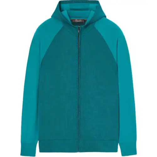 Loro Piana Kernville Bomber Jacket Jackets & Coats Men's Marine Blue
