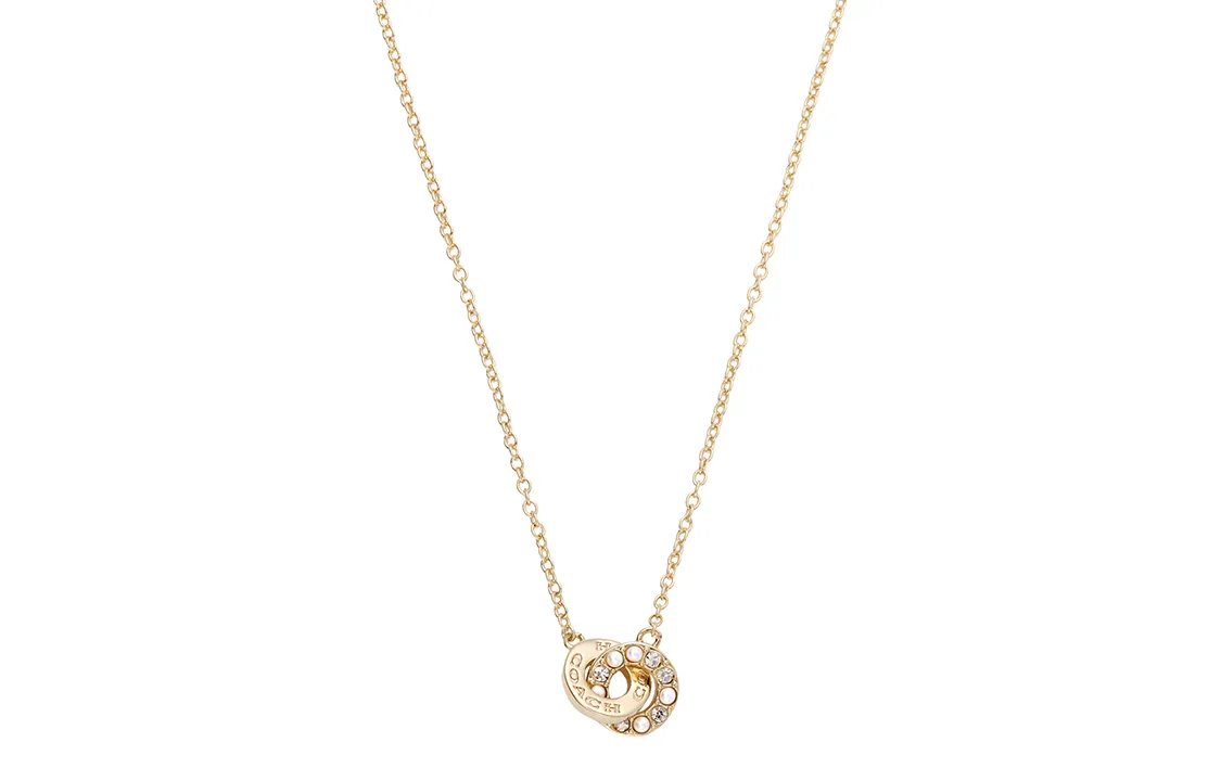 COACH Copper Necklaces Women's Gold