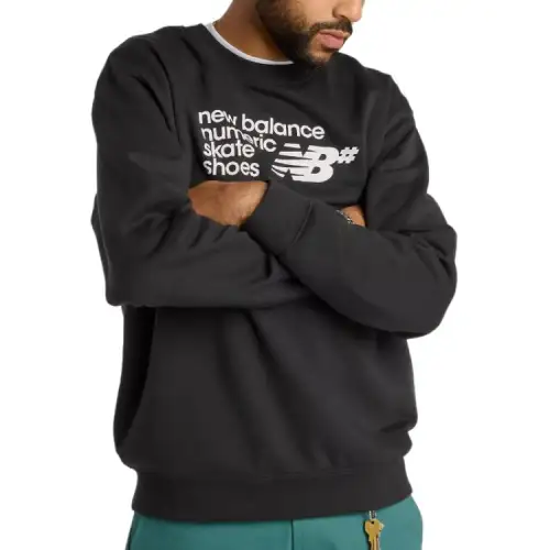 New Balance French Terry SS25 Sweatshirt Men's Black