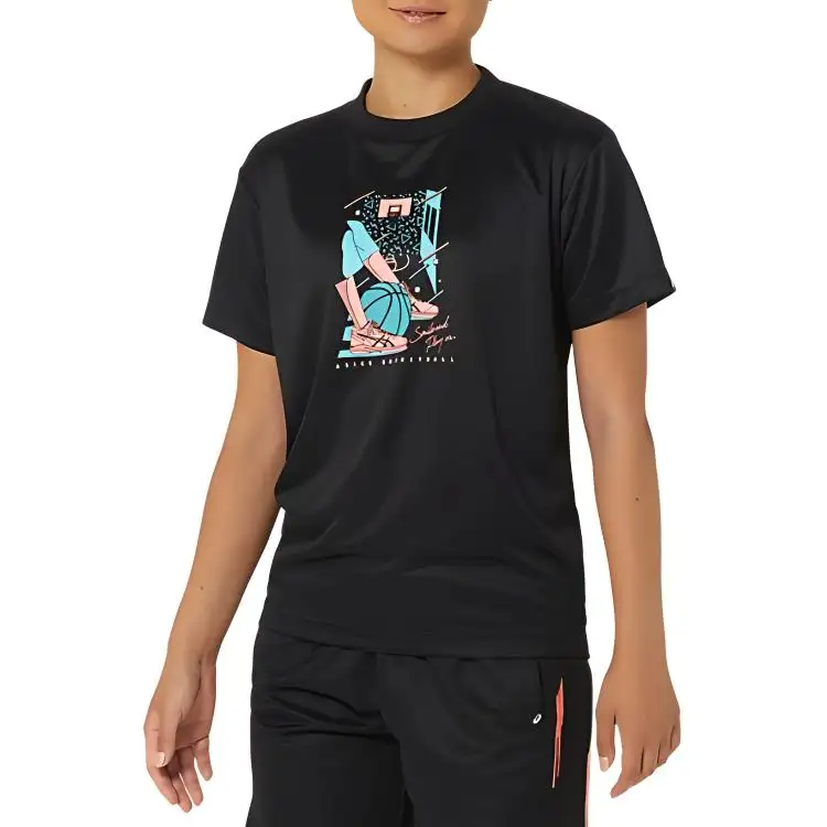 New Balance T Shirt Women's Performance Black/Coral
