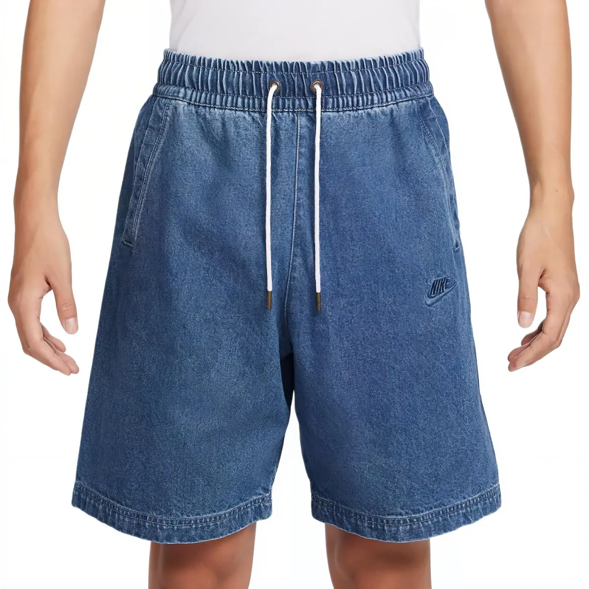 Nike Alumni Denim Shorts Men's Medium Blue