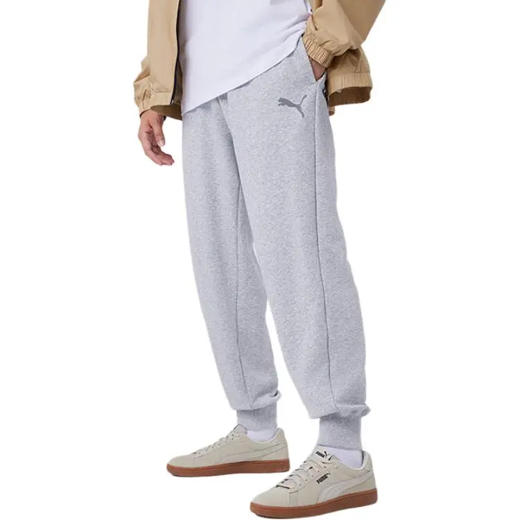 PUMA RELAXEDESS Knitted Sweatpants Men's Gray