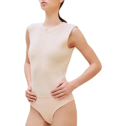 HERMES FW24 Jumpsuit Women's Natural White