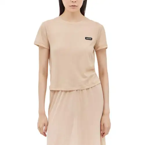 MIU MIU Short-Sleeved Crewneck T-Shirt