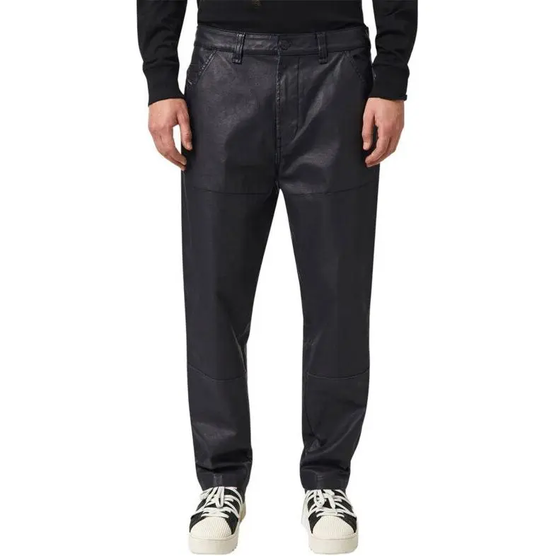 DIESEL Jeans Men's Black Moderate Straight Fit Pants