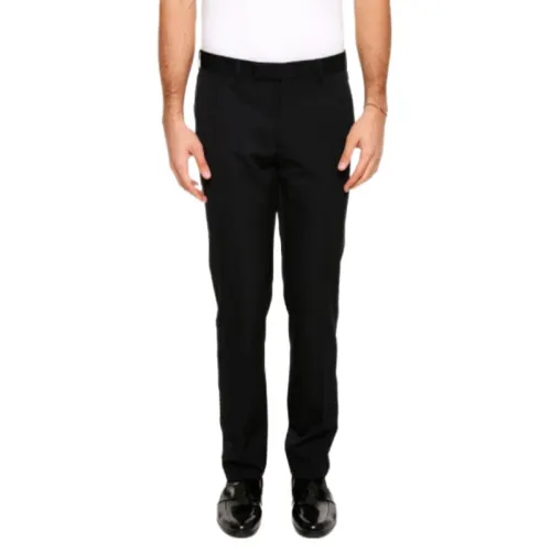 DIOR Casual Pants Men's Black Moderate Straight Fit Pants