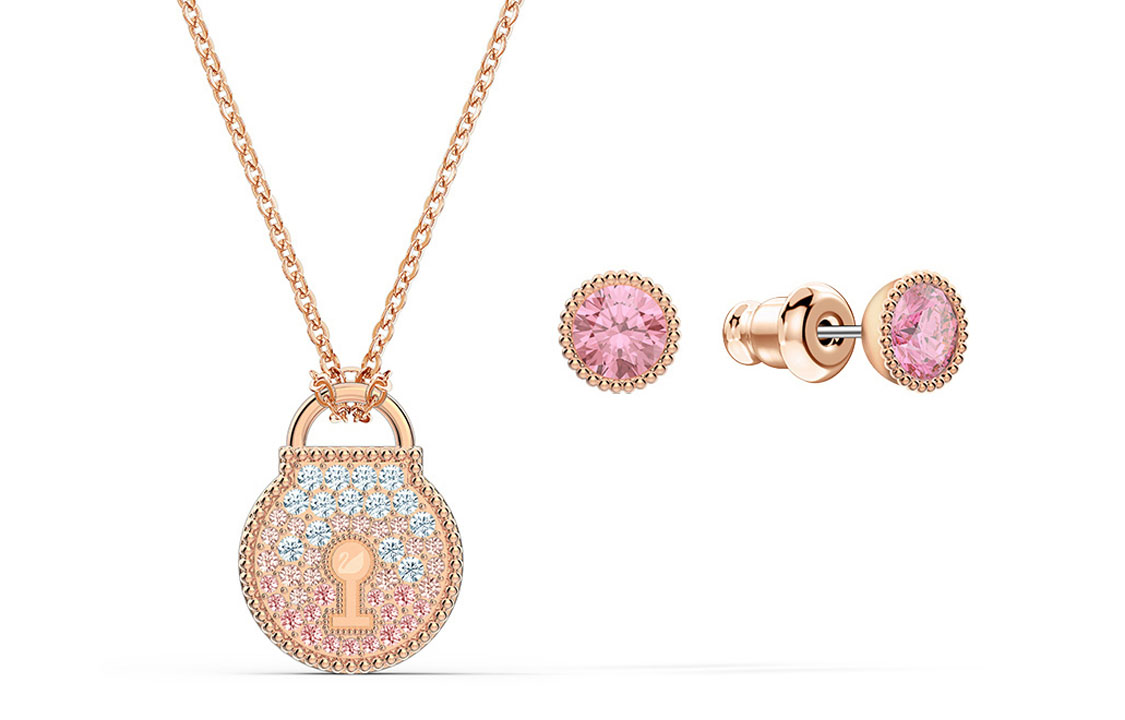 Женская цепочка Swarovski TOGETHERNESS (серебристая)