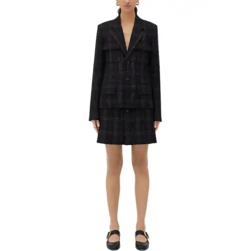 Bottega Veneta Business Suit Coat Women's Black