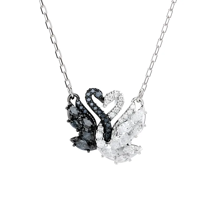 Swarovski Swan Pendant Necklace