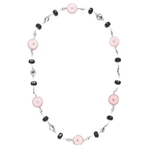 MIU MIU Necklaces Women's Pink/Black