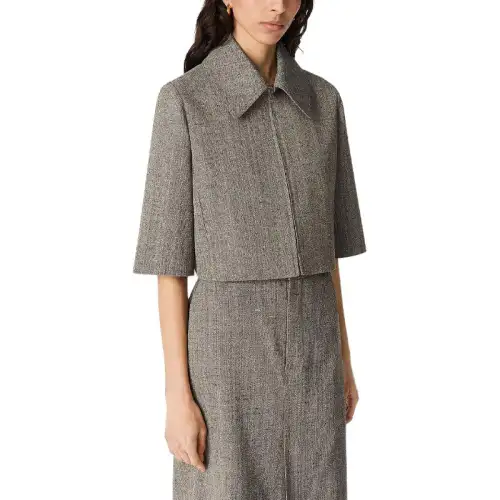 Bottega Veneta SS25 Jackets & Coats Women's Gray