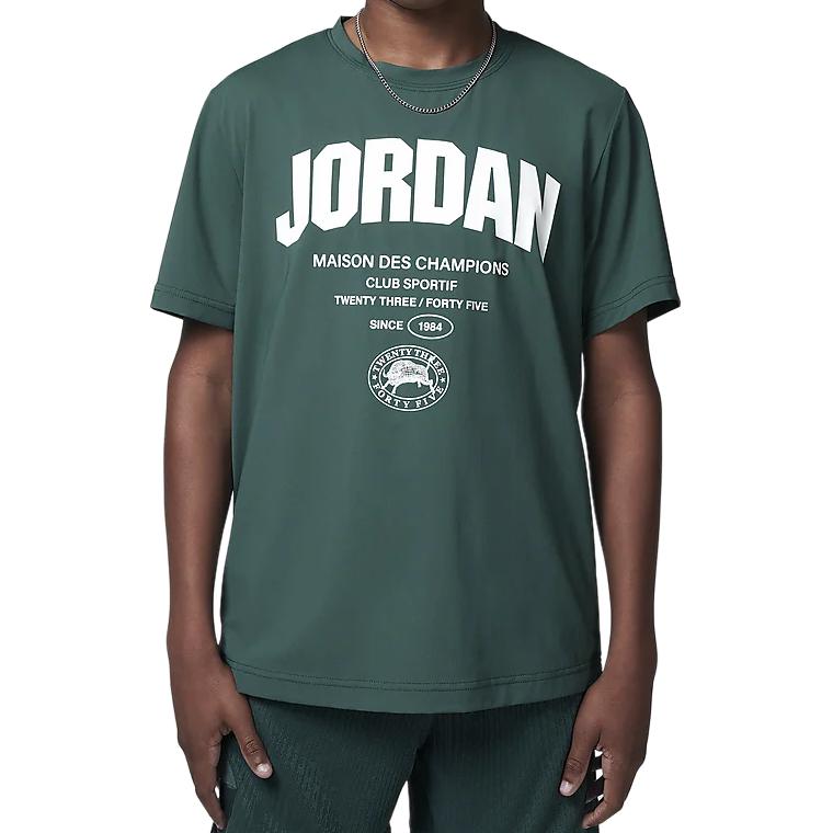 Детская футболка Jordan JordanTDes Champions (зеленый)