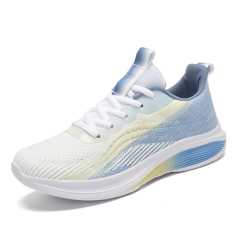 RUIKE Cushioning Breathable Lightweight Low top Casual Running Shoes Unisex Sky Blue