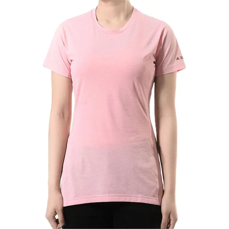 Adidas T-Shirts Women's DT4192 Crew Neck Moderate Nipped-in Waist